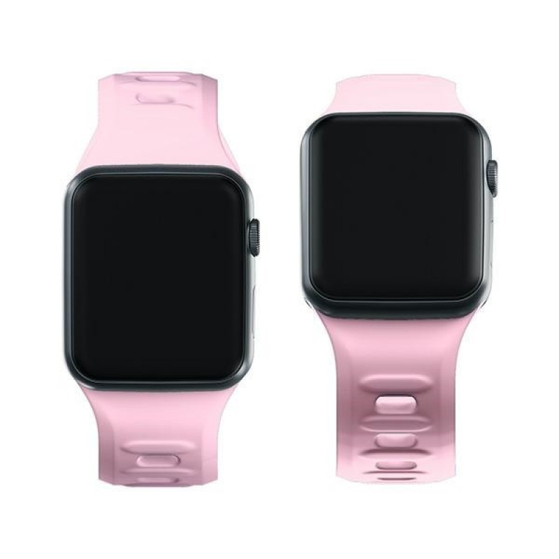 3mk silikona pulksteņa siksniņa Apple Watch 42/44/45/49 mm, powder pink