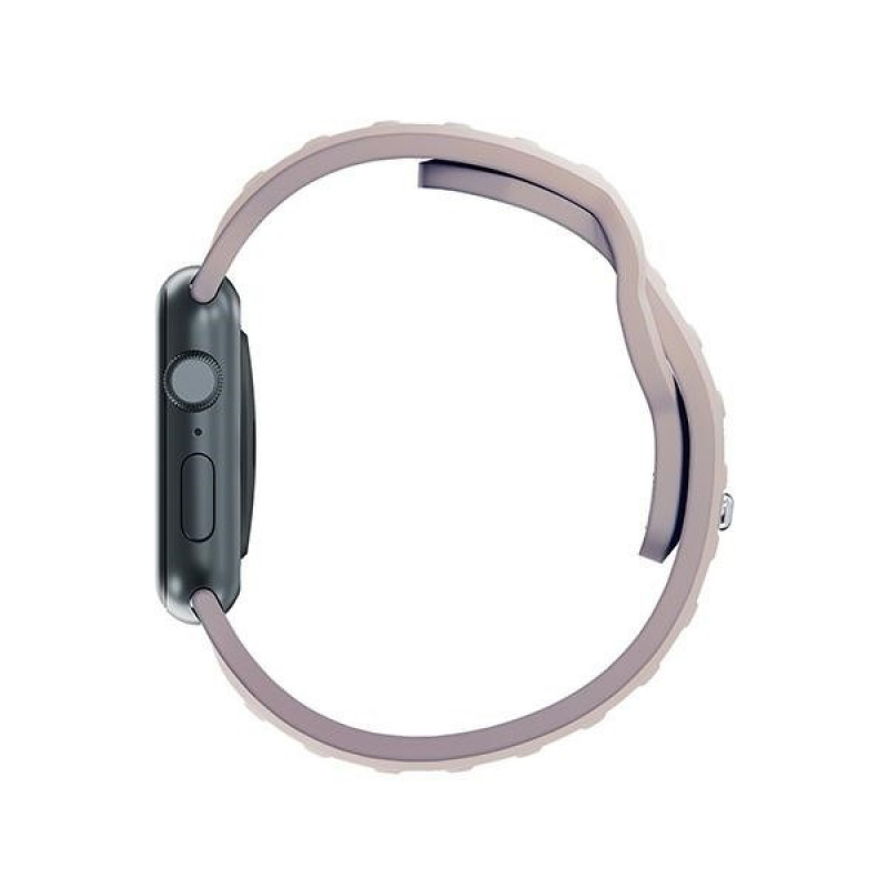 3mk silikona pulksteņa siksniņa Apple Watch 42/44/45/49 mm, pink-beige / latte