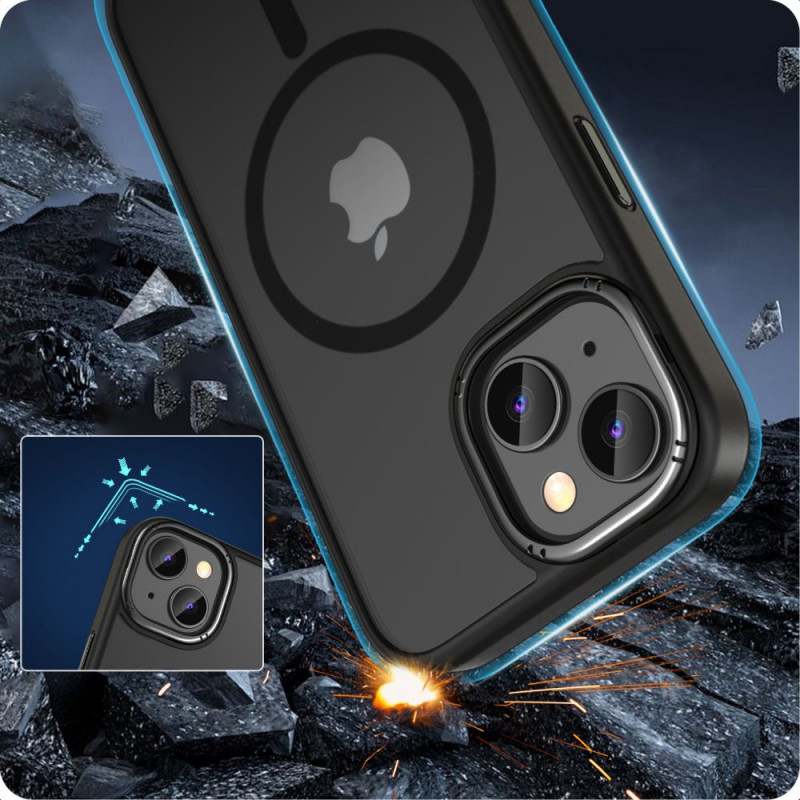 Tech-Protect MagMat 2 MagSafe Apple iPhone 15 vāciņš, Matte Black