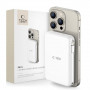 Tech-Protect PB31 LifeMag MagSafe bezvadu ārējais akumulators 10000 mAh, 15 W, balts