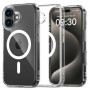 Tech-Protect Flexair Hybrid MagSafe vāciņš Apple iPhone 16, caurspīdīgs