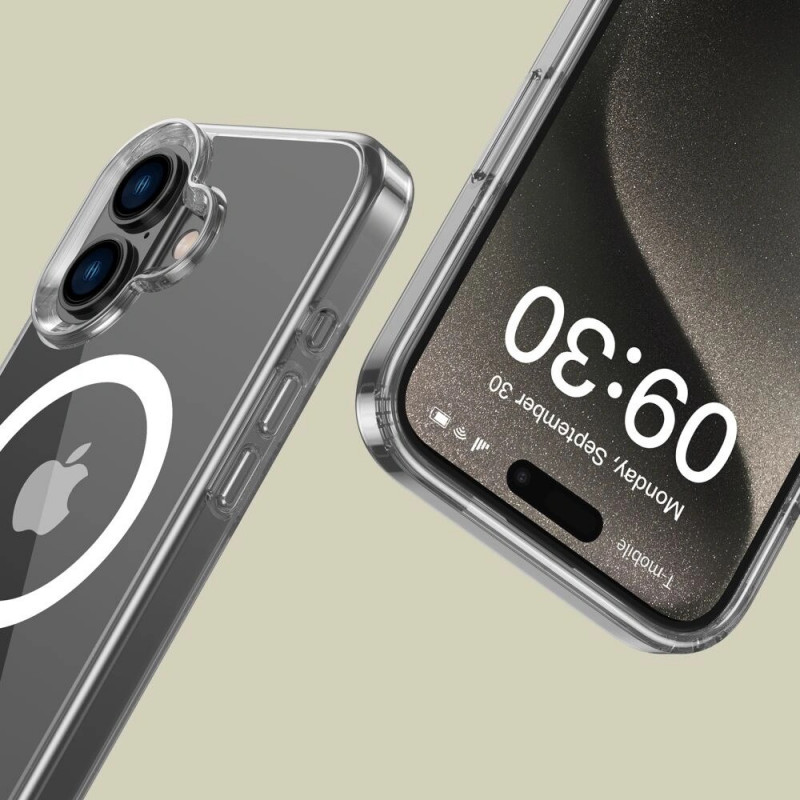 Tech-Protect Flexair Hybrid MagSafe vāciņš Apple iPhone 16, caurspīdīgs