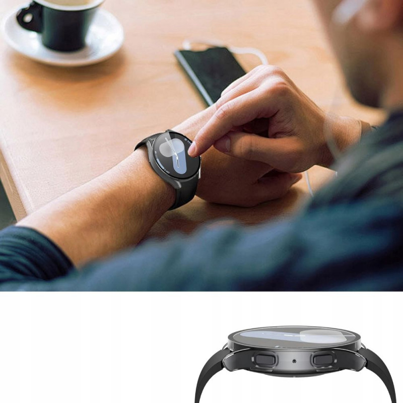 Tech-Protect Defense360 apvalks Samsung Galaxy Watch 7, 40 mm, caurspīdīgs