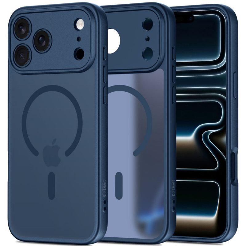 Tech-Protect BasicMag MagSafe vāciņš Apple iPhone 17 Pro Max, matēts tumši zils