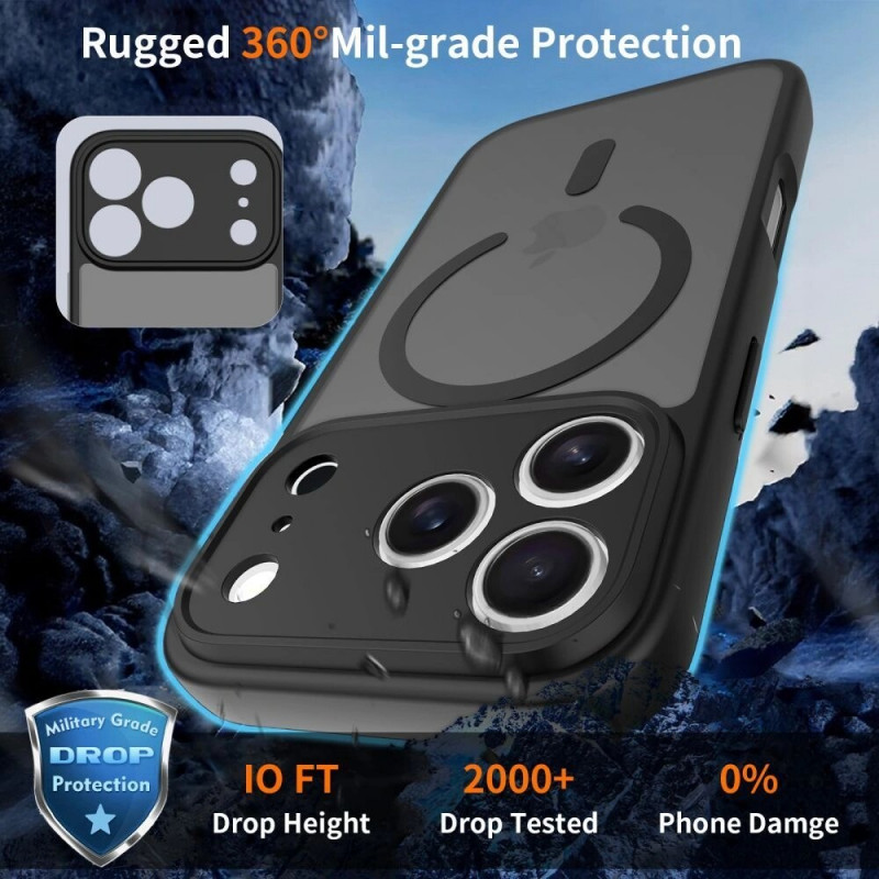 Tech-Protect BasicMag MagSafe vāciņš Apple iPhone 17 Pro Max, matēts tumši zils