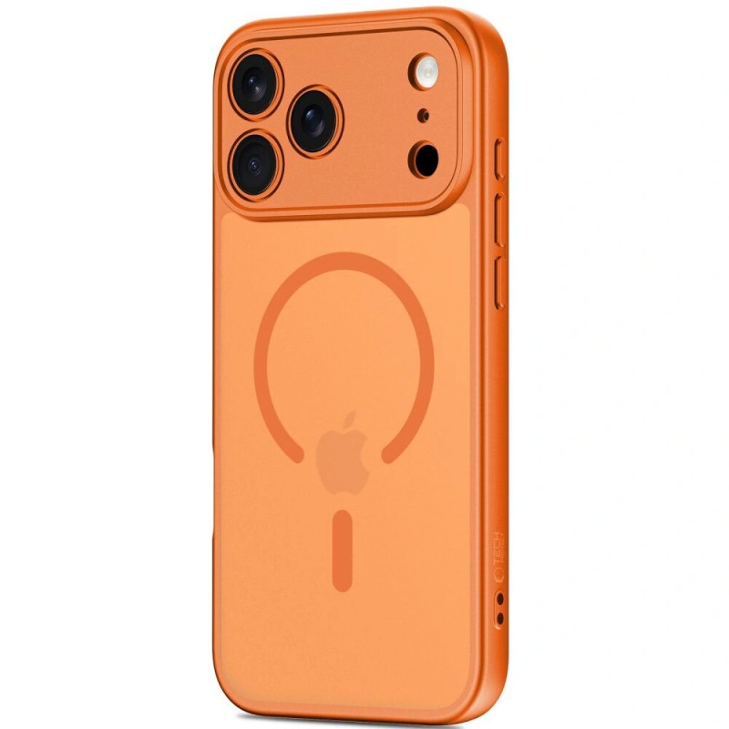 Tech-Protect BasicMag MagSafe vāciņš Apple iPhone 17 Pro, matēts Cosmic Orange
