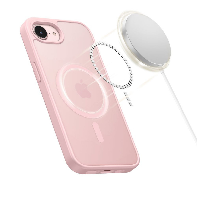 Tech-Protect BasicMag MagSafe apvalks Apple iPhone 16e / 17e, matēts Soft Pink