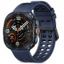 Tech-Protect Silicone Air aproce, kas paredzēta Samsung Galaxy Watch Ultra 1 / 2 (2024-2026) 47 mm, Navy Blue