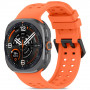 Tech-Protect Silicone Air siksniņa Samsung Galaxy Watch Ultra 1 / 2 (2024-2026) 47 mm, Tangerine Orange