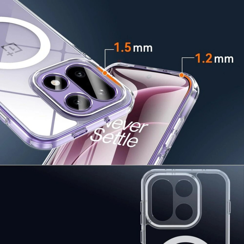 Tech-Protect Flexair Hybrid MagSafe apvalks OnePlus 15, caurspīdīgs