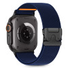 Tech-Protect Nylon Clasp pulksteņa siksniņa Apple Watch 6 / 7 / 8 / 9 / 10 / SE / Ultra 1 / 2 44/45/46/49 mm, Navy