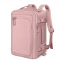 Tech-Protect Defender S50 Ryanair & Wizzair ceļojumu klēpjdatora kabīnes mugursoma, 20 L, 40x20x25 cm, Dusty Pink