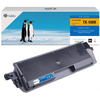 G&G saderīgs toners Kyocera TK590K / 1T02KV0NL0 (14432)