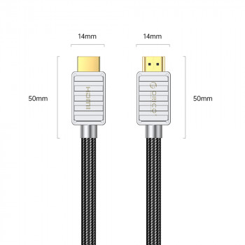 Orico H8CY HDMI 2.1 kabelis, 8K 60 Hz, 3 m, melns