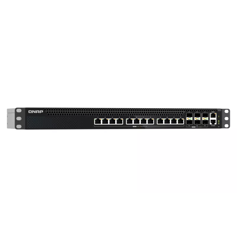 QNAP QSW-M5218-6F12T pārvaldāmais L3 tīkla komutators, 10G Ethernet, 1U stiprinājums