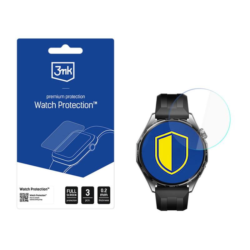 3MK FlexibleGlass Watch hibrīdais stikls Huawei Watch GT 6 46 mm