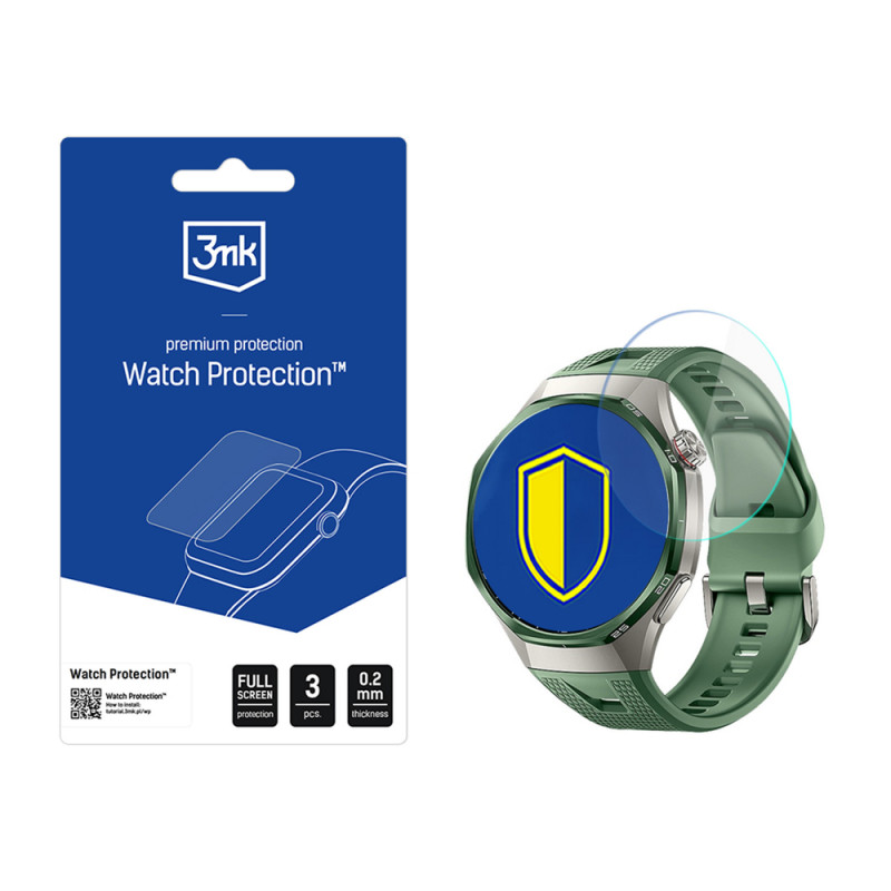 3MK Watch Protection FlexibleGlass Huawei Watch GT 7 Pro 46 mm ekrāna aizsargplēve