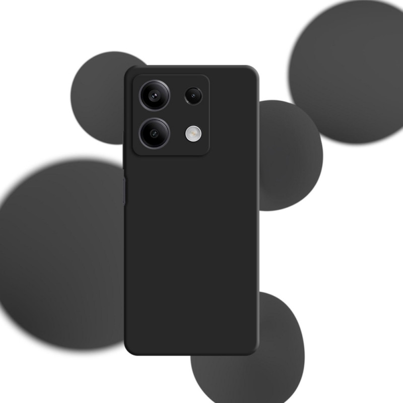 3mk Silicone Case viedtālruņa apvalks Xiaomi Redmi Note 13 5G, melns