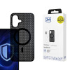 3mk COOLing MagCase Apple iPhone 16 viedtālruņa maciņš, melns