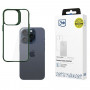 3MK Satin Armor Case+ Apple iPhone 15 Pro aizsargapvalks, zaļš