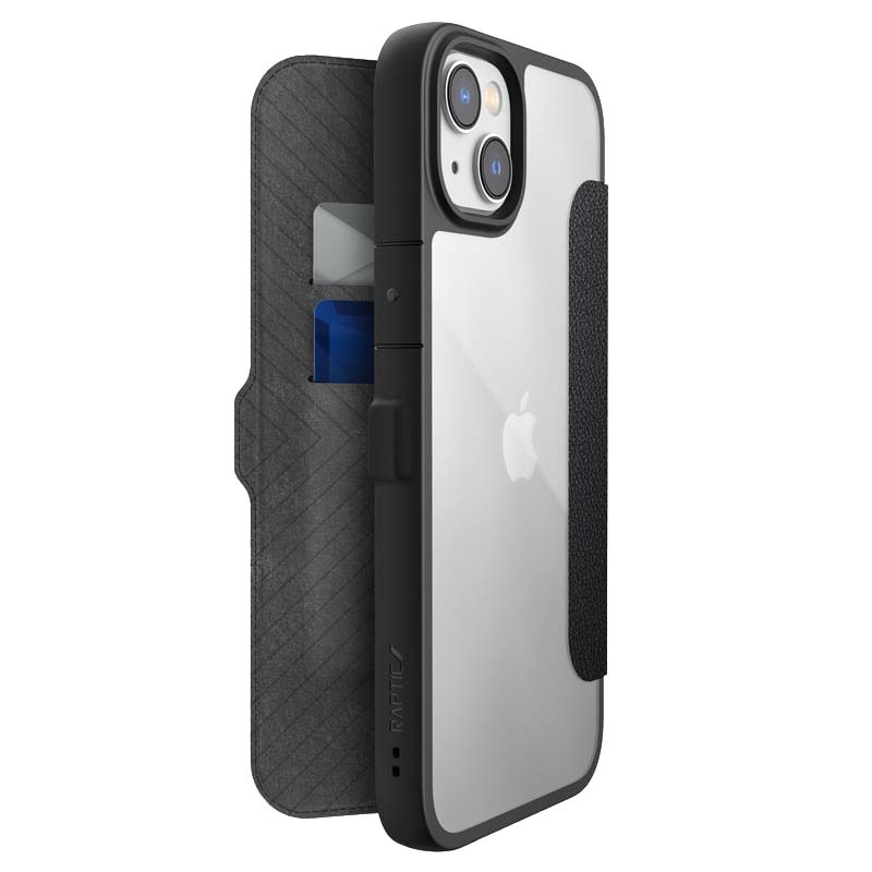 X-Doria Raptic Urban Folio vāciņš Apple iPhone 14 Plus / 15 Plus, melns