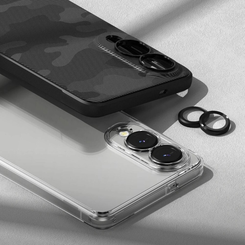 Ringke kameras rāmja aizsargs Samsung Galaxy S25 Edge, melns