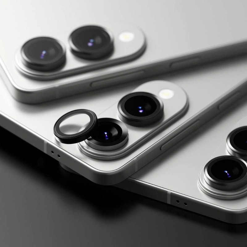 Ringke kameras rāmja aizsargs Samsung Galaxy S25 Edge, melns