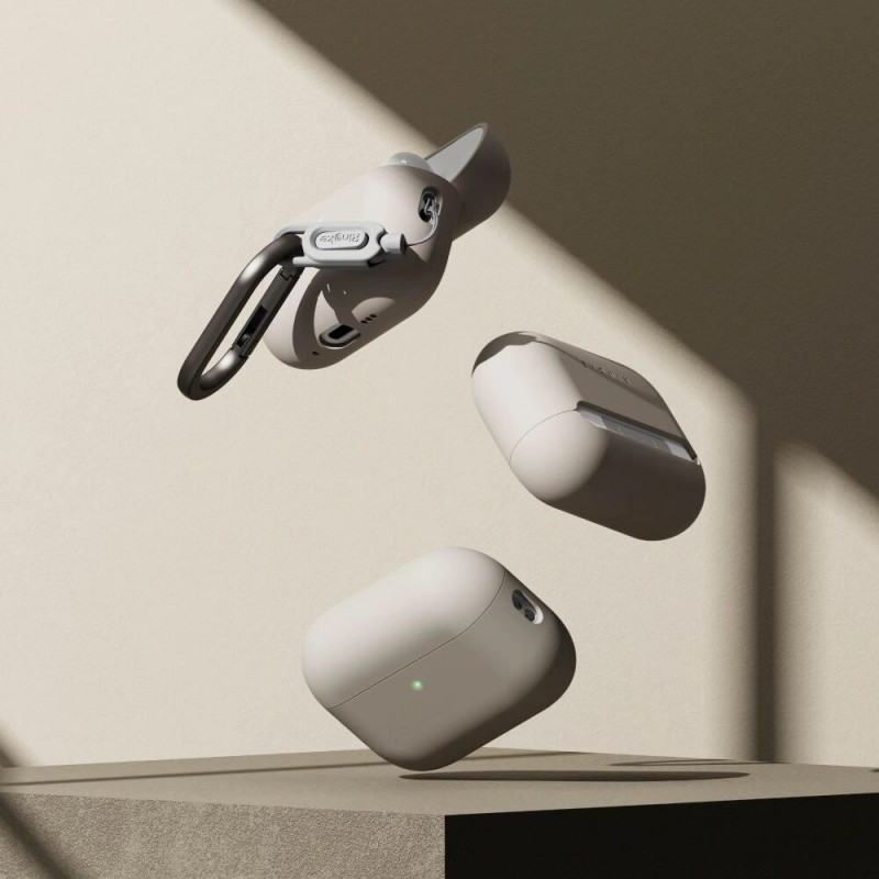 Ringke silikona apvalks Apple AirPods Pro 3, Stone (bēšs)