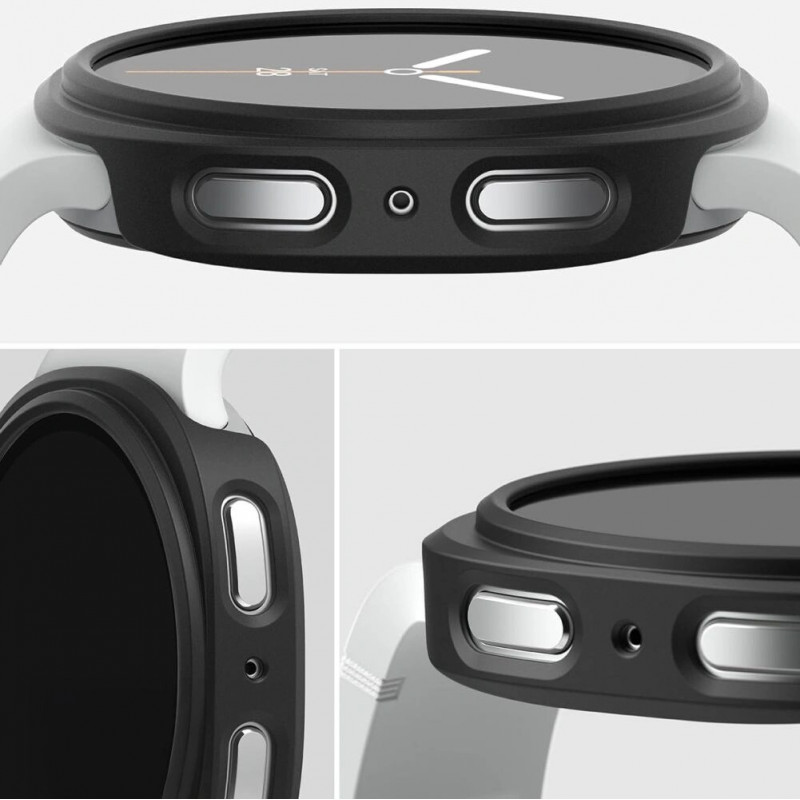 Ringke Slim RGK11818 pulksteņa korpuss Samsung Galaxy Watch 8 / 9 40 mm, caurspīdīgs un matēti melns (2 gab.)
