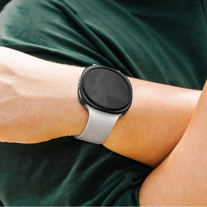 Ringke Slim RGK11818 pulksteņa korpuss Samsung Galaxy Watch 8 / 9 40 mm, caurspīdīgs un matēti melns (2 gab.)