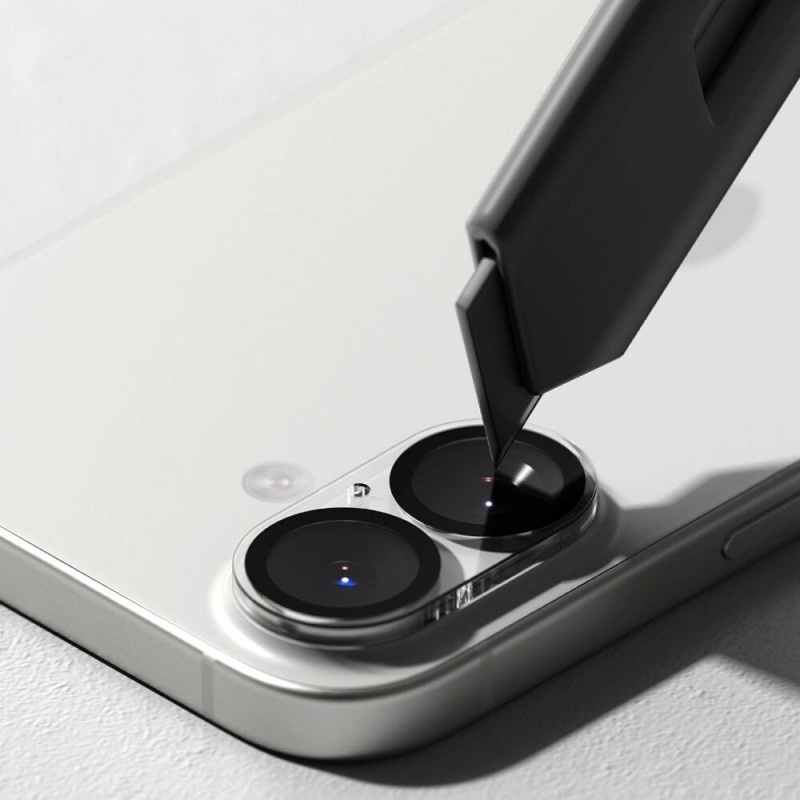 Ringke Camera Full Cover kameras aizsargs Apple iPhone 17, melns (2 gab.)