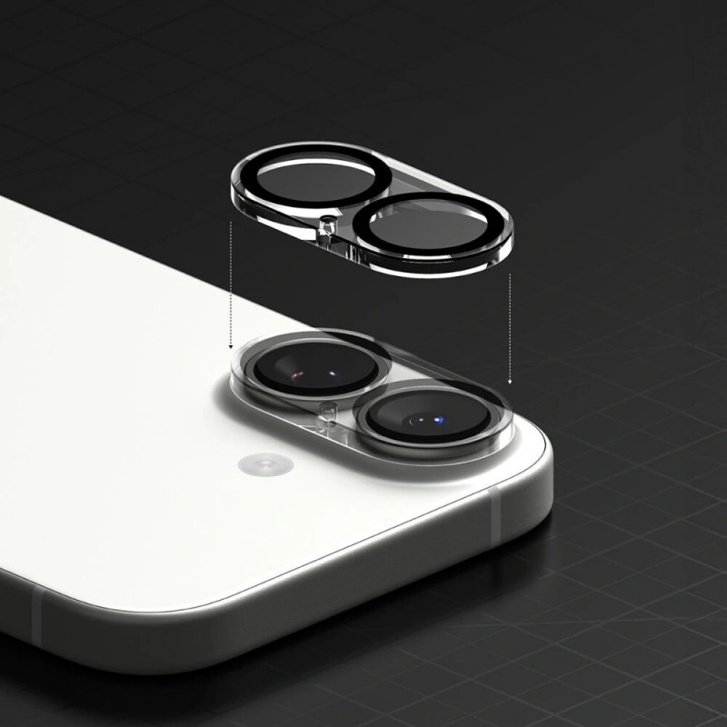 Ringke Camera Full Cover kameras aizsargs Apple iPhone 17, melns (2 gab.)