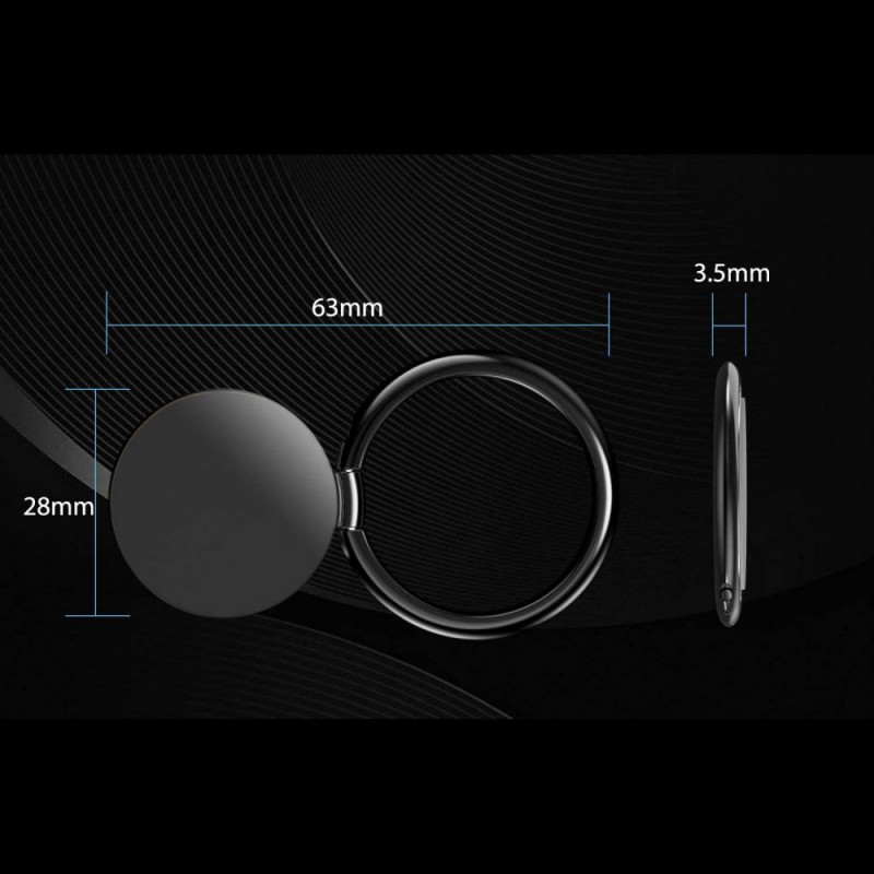 Tech-Protect Magnetic Phone Ring, melns