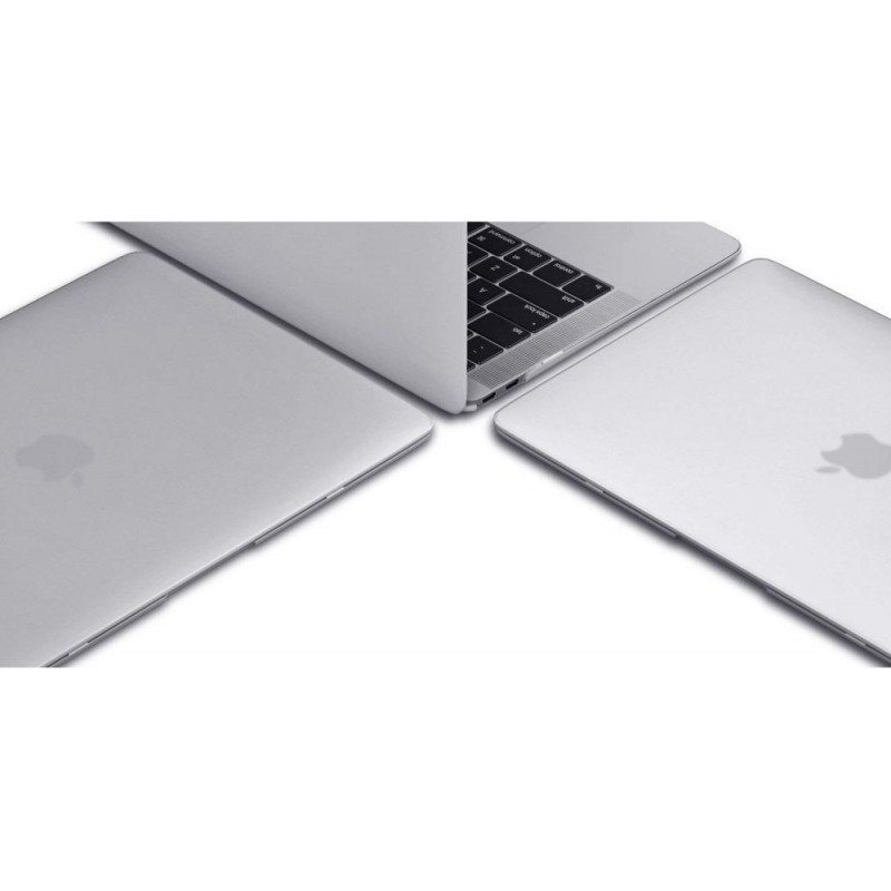 Tech-Protect SmartShell apvalks Apple MacBook Air 13 2022-2024, glitter clear