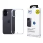 3mk Just20g Clear Case Apple iPhone 16 viedtālruņa maciņš, caurspīdīgs