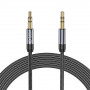 Tech-Protect UltraBoost 3.5 mm mini jack uz 3.5 mm mini jack kabelis, 1,5 m, melns