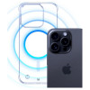 3mk Just20g MagCase Apple iPhone 15 Pro viedtālruņa maciņš, caurspīdīgs