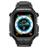 Spigen Rugged Armor Pro siksnas maciņš Apple Watch Ultra 1 / 2 / 3 49 mm, melns