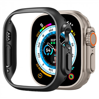Spigen Thin Fit Apple Watch Ultra 1 / 2 / 3 49 mm, melns