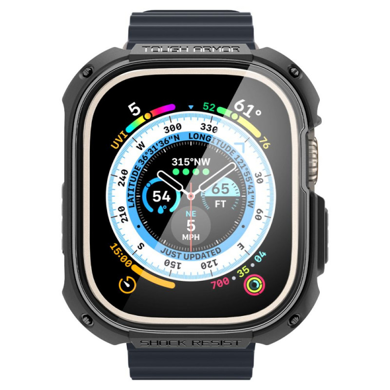 Spigen Tough Armor Apple Watch Ultra 49 mm maciņš, melns