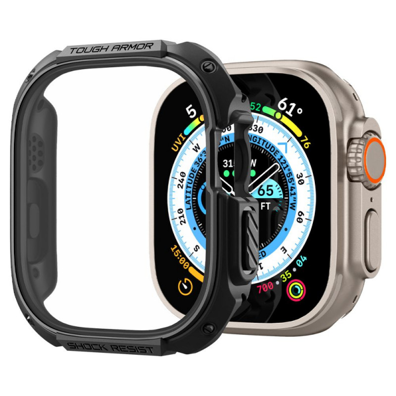 Spigen Tough Armor Apple Watch Ultra 49 mm maciņš, melns