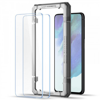 Spigen AlignMaster GLAS.tR rūdītais stikls Samsung Galaxy S21 FE (2 gab.)
