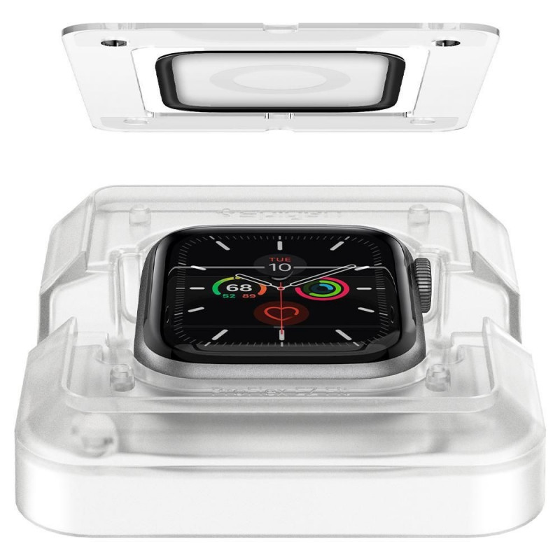 Spigen ProFlex EZ Fit AFL01220 hibrīdstikla ekrāna aizsargs Apple Watch 4/5/6/7/8/9/SE 44/45 mm