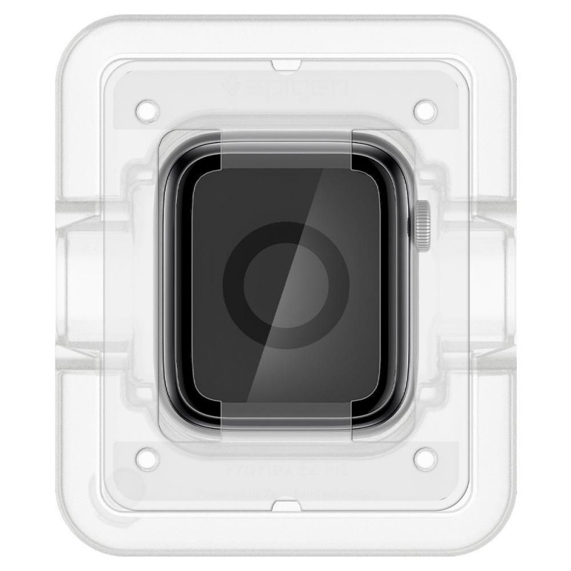Spigen ProFlex EZ Fit AFL01220 hibrīdstikla ekrāna aizsargs Apple Watch 4/5/6/7/8/9/SE 44/45 mm