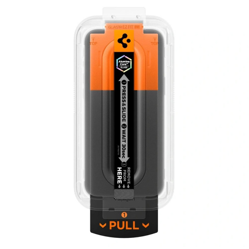 Spigen Glas.tR EZ Fit HD AGL10097 ekrāna aizsargplēve Apple iPhone 17 Pro, caurspīdīga
