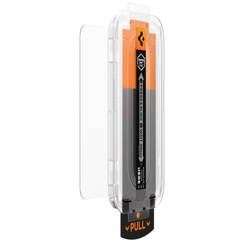 Spigen Glas.tR EZ Fit HD AGL10097 ekrāna aizsargplēve Apple iPhone 17 Pro, caurspīdīga