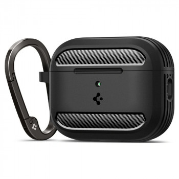 Spigen Rugged Armor ACS09822 apvalks Apple AirPods Pro 3, matēti melns