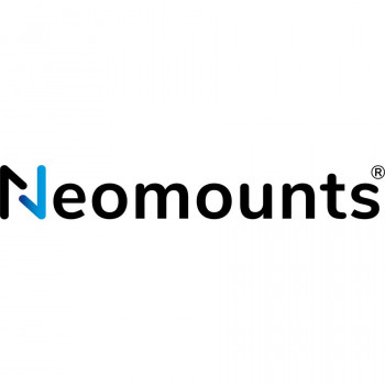 Neomounts WL55-885WH1 liela ekrāna stiprinājums no grīdas līdz sienai, 120 kg, 65-105", motorizēts, balts