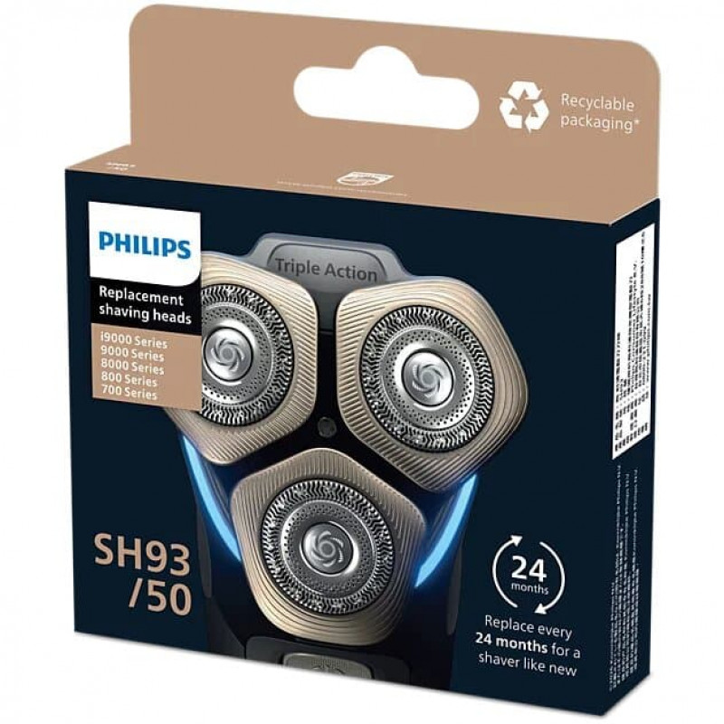 Philips Series 9000 SH93/50 rezerves skūšanās galviņas