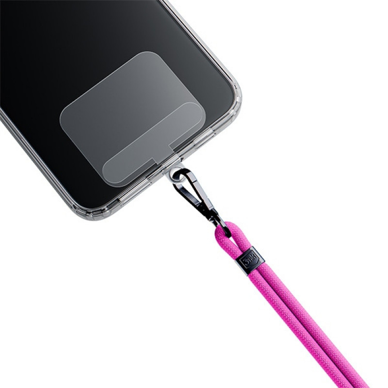 3MK EasyClip telefona aukla, Pink / Black